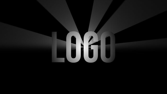 Logo Light Rays 2 &ndash; Cinematic Light Beam Logo Reveal Animation, Glowing Rays and Shine Effects for Elegant Branding Intro and Video Presentation