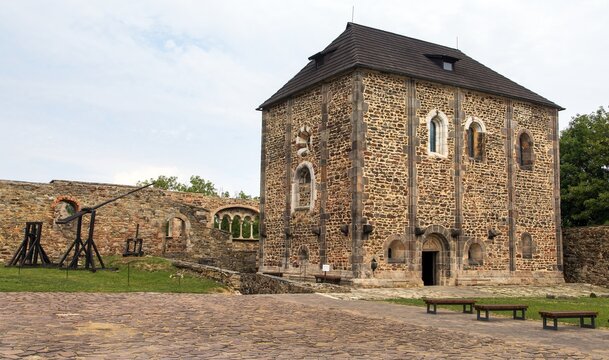 Cheb castle, partially ruined castle in the town of Cheb in western Bohemia, Czech Republic