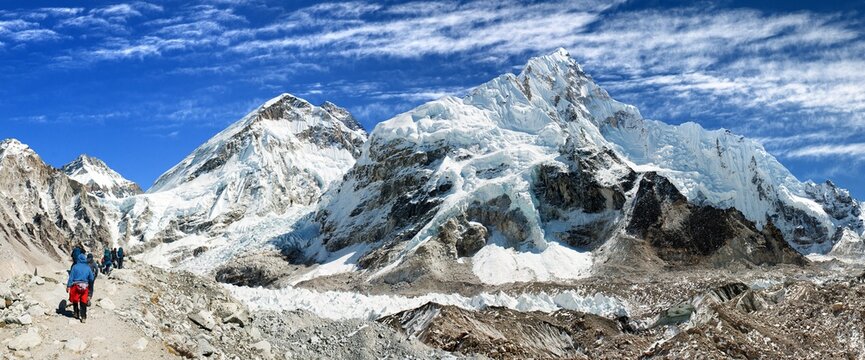 Mount Everest base camp Nepal Himalaya mountain
