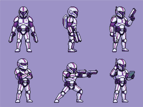 Clone troopers in armor.