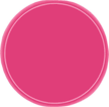 Pink circle, hot pink disk, vibrant pink shape, colorful icon