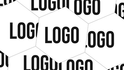 Logo Hextile 2 – Animated Hexagon Tile Logo Reveal, Digital Grid Motion for Futuristic Branding Intro and Modern Video Presentation