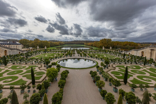 Orangerie Garden in Gardens of Versailles