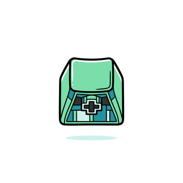 Keyboard keycap vector illustration