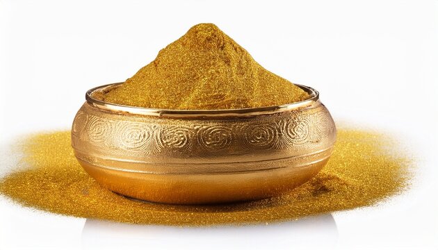 Gold Churi Isolated On White Background Genrated By Ai
