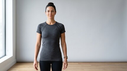 Obraz premium Smart posture shirt with gentle tactile alignment support