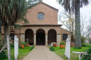 Naklejka premium church in the old town