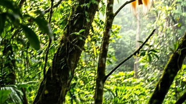 sumatra tiger at jungle