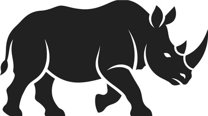Rhinoceros Silhouette Icon Profile View © Hotel