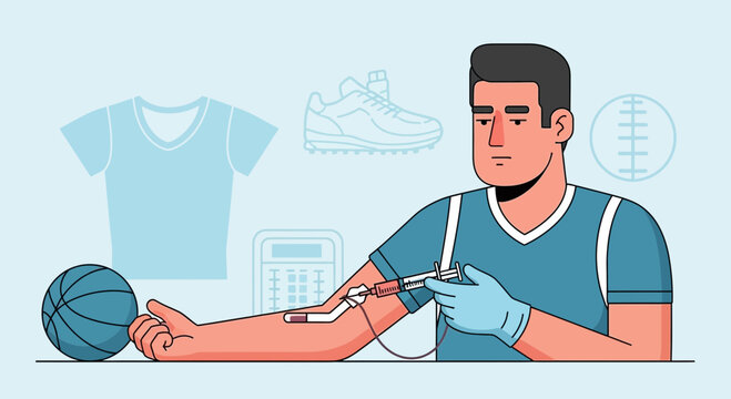Athlete Blood Test for Performance Analysis
