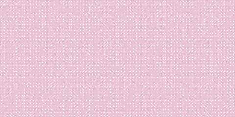 Pastel pink seamless dotted pattern with dense glowing circles creating trendy abstract texture for wallpaper, feminine branding, fabric, packaging, stationery, textile and digital backgrounds design © SpainArts
