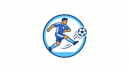 Football infographic single icon isolated on white background, modern vector illustration © Yuzma