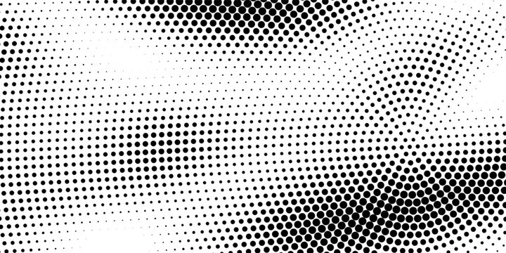 3D blue techno background. Big data visualization on dark space with dotted lines shape effect decoration. Modern graphic design element dots circle style concept for flyer, card, or brochure cover