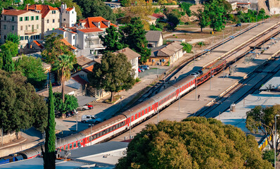 The scenic railway station in Split, Croatia. © M-Production