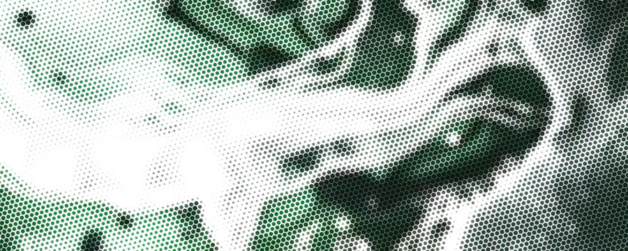 Hexagonal pattern cyberspace green background. Hexagon Grid tech pattern. Vector eps 10
