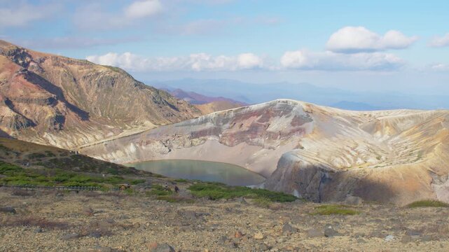 蔵王の御釜 Okama Crater Lake of Zao