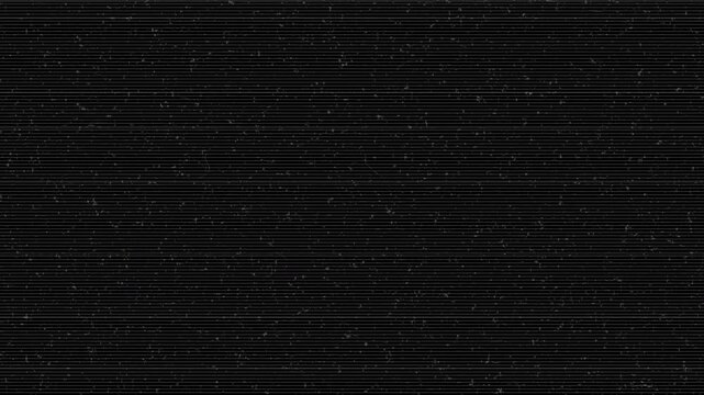 Vintage CRT Scanline Texture with Film Dust and Analog Screen Noise