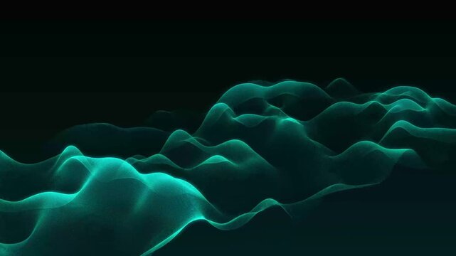 Abstract digital landscape maps futuristic information geography terrain. High tech digital landscape loops for advanced telecom media. Grid infrastructure with a digital landscape.