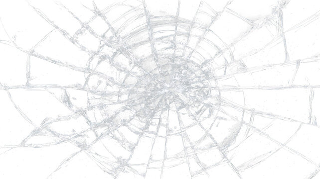 Abstract shattered black glass background with broken windscreen cracks, destruction impact effect, vandalism crime scene texture and dangerous crash damage design concept art.