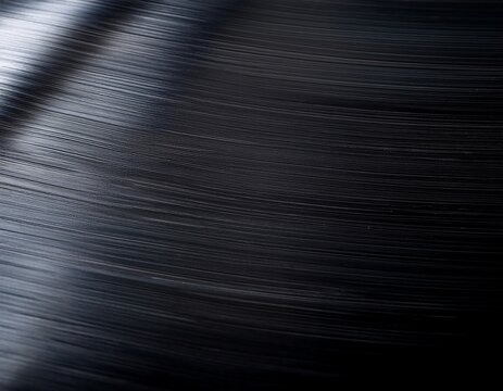 premium anodized aluminum texture macro close up of a satin finish metallic surface in deep charcoal for high tech product design