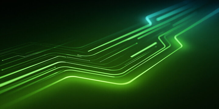 modern lemon green and black futuristic technology background, minimal digital supercomputer interface with neon green accents, abstract cyber technology background in lemon green and black