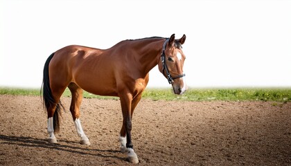 Obraz premium Horse Exterior Isolated