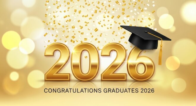 2026 graduation gold congratulations