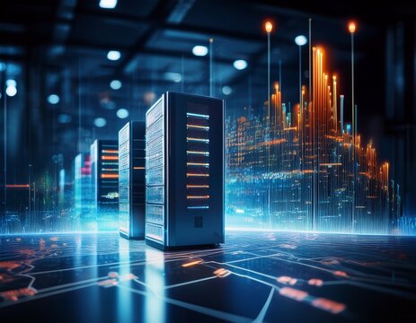 a visualization of data replication between primary and secondary databases ensuring data availability and redundancy