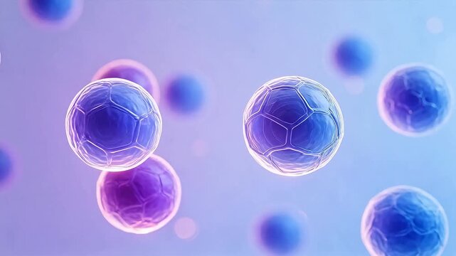 Abstract spheres with hexagonal patterns