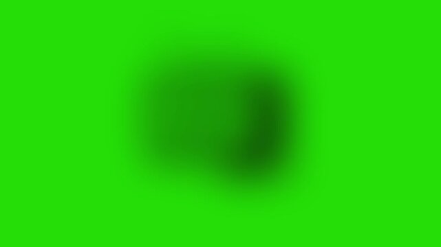 Game over pixel art glitch animation on vintage tv screen with chroma key green background