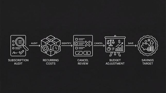 Streamline financial management with a 5 step process for subscription audit cost reduction and savings