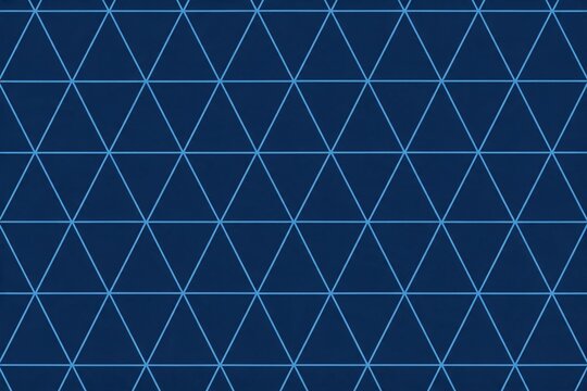 Blue geometric triangle pattern