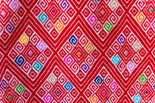 Maya textile close up, Palenque, Chiapas, Mexico.
