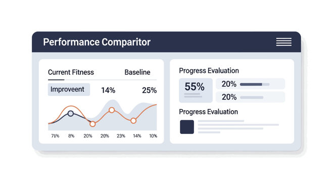 Performance Comparitor Dashboard: Fitness Tracking, Progress Evaluation & Data Analysis