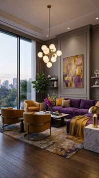 Luxurious Living Room Interior
