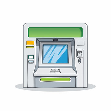 Illustration of an ATM machine