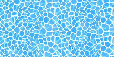 Obraz premium Abstract light blue pebble pattern on a white background