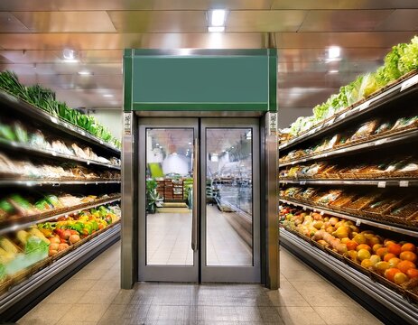 grocery automatic door