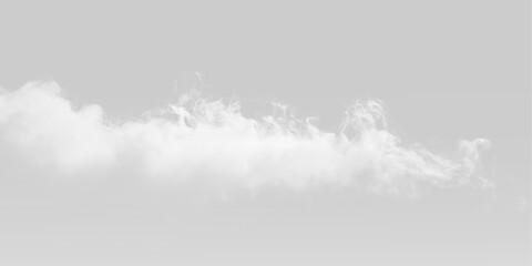 Fototapeta premium Fog layer with soft atmospheric texture and realistic mist formation for weather effects and creative compositions, overlay 