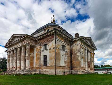 Sts. Boris and Gleb cathedral, years of construction 1785 - 1798. Sts. Boris and Gleb monastery, city Torzhok, Russia
