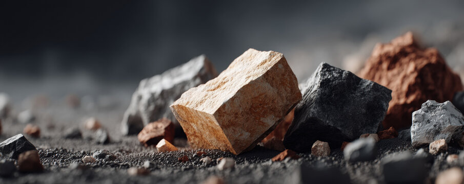 Rare earth minerals rock stone geology