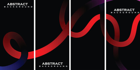 Fototapeta premium Abstract background with colorful swirling lines and text