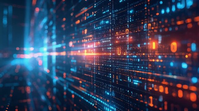 サイバー未来テクノロジー金属パネル抽象デジタル背景