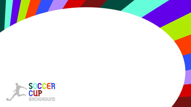Soccer Cup Background for 2026 World Soccer Tournament. Soccer or Football Background for World Championship 2026 Web Banner, Poster. 