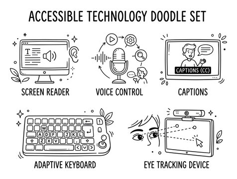 Accessible technology devices supporting digital inclusion for disabled people