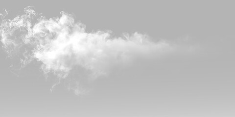 Obraz premium Smoke effect with floating vapor trails and realistic atmospheric texture for creative visual applications