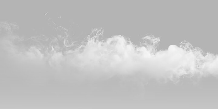 Smoke fumes cloud with detailed atmospheric texture and realistic drifting movement for compositing projects, overlay smoke, fog, gaz
