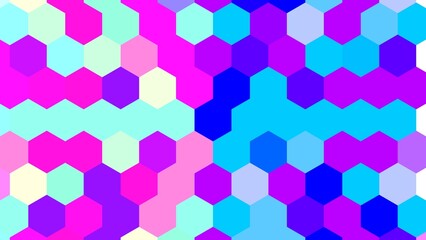 Fototapeta premium abstract geometric background blue and purple
