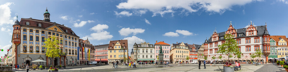 Naklejka premium Markplatz in Coburg, Bayern, Deutschland