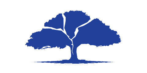 vector tree silhouette world map illustration showing continents and geography in abstract vector style © Asad Shehbaz 2.0